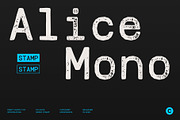 CS Alice Mono Stamp, a Sans Serif Font by Craft Supply Co. (Thumbnail 1 of 8)
