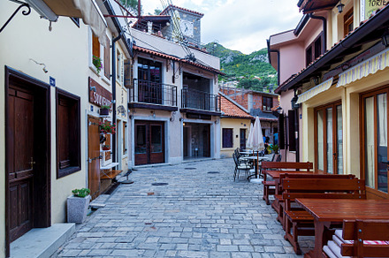 The old fortress and the city of Bar, an Architecture Photo by Photostock