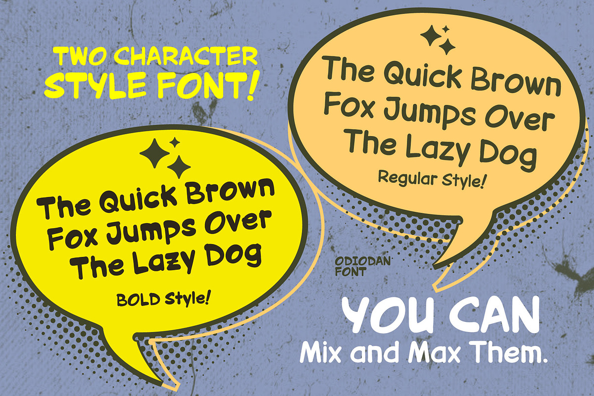 Odiodan a Comic Strip Font, a Handwritten Font by Rasiorise Studio (Photo 12 of 12)