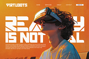 Overmars – Futuristic Techno Font, a Font by figuree studio (Thumbnail 4 of 8)