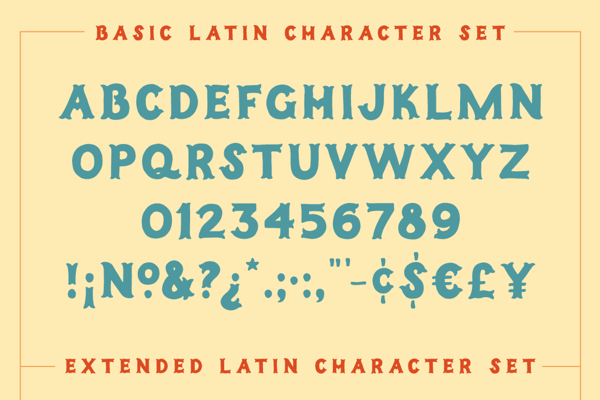 Humoresque Layered Mini Font preview 2