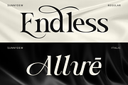 Sunnydew, a Serif Font by Burntilldead (Thumbnail 4 of 11)