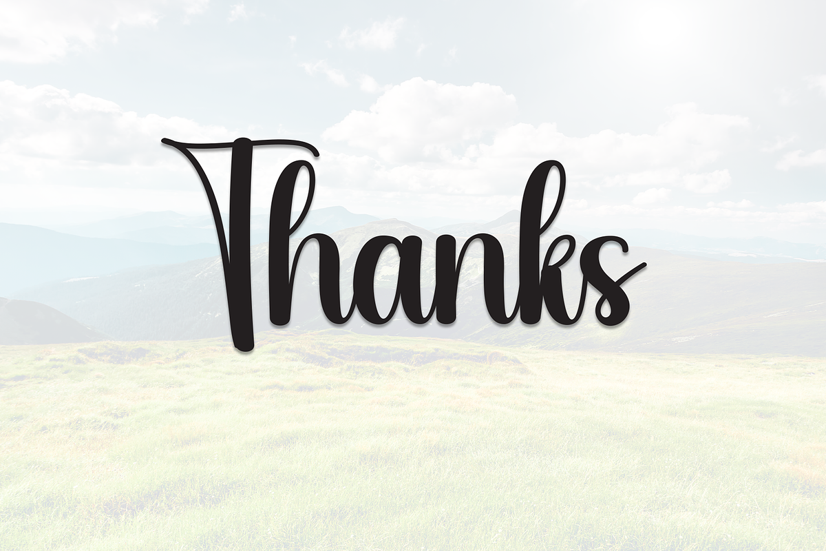 Mountain | Script Font, a Handwritten Font by Scratchones (Photo 9 of 9)