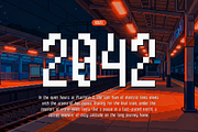 Ercanix | Pixelated Font, a Sans Serif Font by gracetype_studio (Thumbnail 6 of 12)