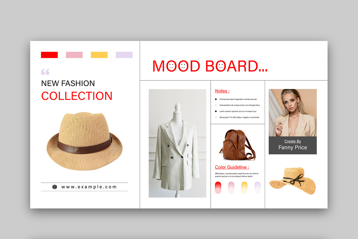 Fashion Mood Bood Layout, an UI Kit Template by MightyDesign (Photo 2 of 6)