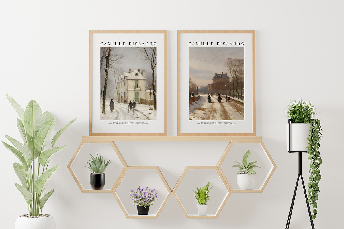 Print Poster Pissarro Painting Style, a Seasonal Illustration by Vibrand Studio (Photo 11 of 14)