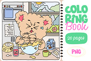 Coloring Book - Bear Stories, an Illustration by Alina Sh (Thumbnail 1 of 9)