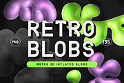 Abstract Retro Blobs Elements, an Object Graphic by angelainthefields (Thumbnail 1 of 10)