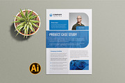 Case Study Template, a Flyer Template by Pixelpick (Thumbnail 2 of 3)