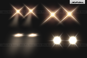 Car Headlights Photo Overlays, an Object Graphic by MixPixBox (Thumbnail 4 of 4)
