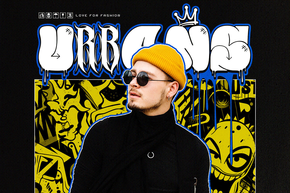 Bubble Core Graffiti Mix Metal Font, a Blackletter Font by alit design (Photo 6 of 22)