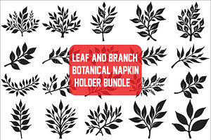 This elegant Leaf and Branch Botanic, an Illustration by Amazin_art