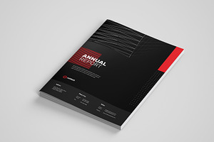 Annual Report Company Dark Light