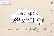 Chelsie's Handwriting Font, a Handwritten Font by Bujo Studio (Thumbnail 1 of 5)