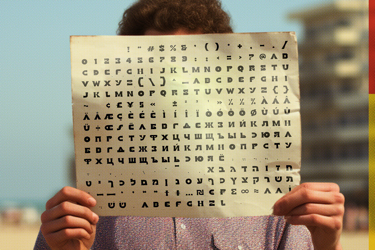 SARONA Vintage | TLV Inspired Font, a Sans Serif Font by Ckybe's Corner (Photo 7 of 7)
