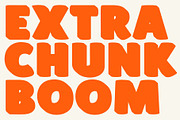 chunk vintage cute display font, a Sans Serif Font by nicollr's store (Thumbnail 1 of 3)