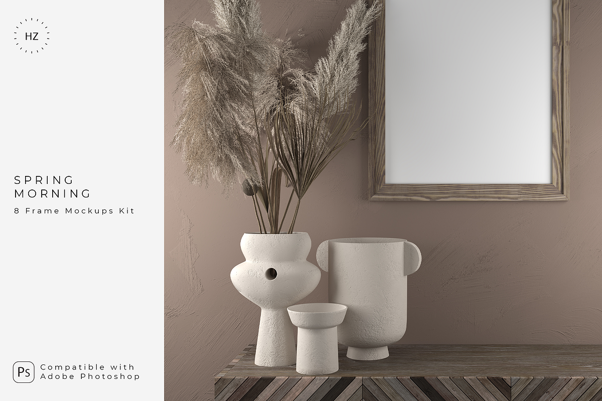 Spring Morning | 8 Frame Mockups, a Print Template by Creative Studio HZ (Photo 1 of 6)