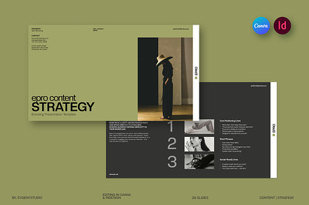 EPRO Content Strategy | CANVA, a Presentation Template by evgenystudio