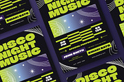 Disco Night Music Flyer, a Flyer Template by Tokosatsu (Thumbnail 3 of 3)