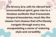 Groovy Era - Handwritten, a Handwritten Font by Charmingbear59.design (Thumbnail 2 of 5)