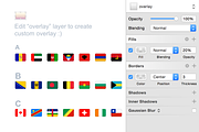Flags Icons Pro - Sketch File, an Icon by Luc Chaissac (Thumbnail 2 of 4)