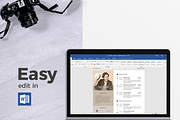 Vol.28 Resume & CV Template, a Resume Template by Hito Graphic (Thumbnail 6 of 8)