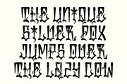 CS Corpse Stamp, a Sans Serif Font by Craft Supply Co. (Thumbnail 6 of 8)