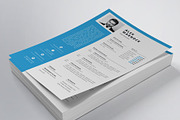 Modern Resume/CV Template, a Resume Template by theresumepark (Thumbnail 1 of 4)