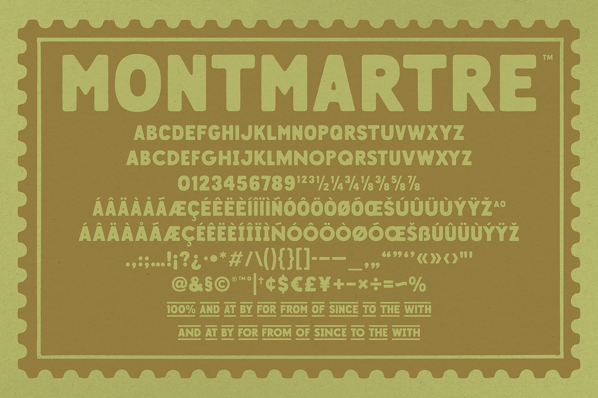 Montmartre - A Hand-drawn Font, a Sans Serif Font by Komet & Flicker (Photo 16 of 16)