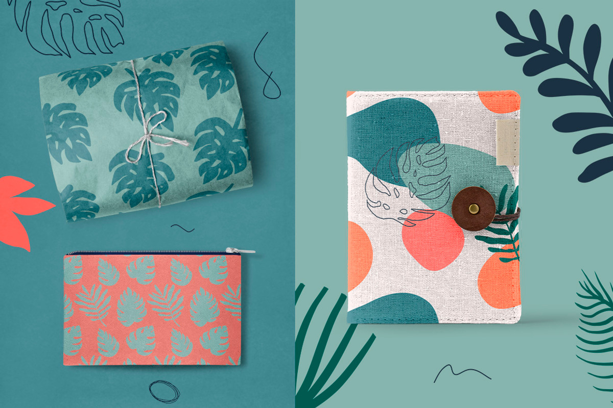Tropical Patterns & Elements, a Wallpaper Graphic by Bosotochka♥Art (Photo 5 of 10)