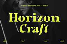 Horizon Craft - Bold Magazine Serif