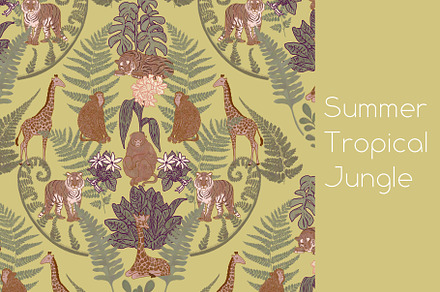 Summer tropical jungle