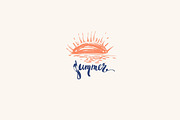 Beach scenes set, a Seasonal Illustration by katya.bogina (Thumbnail 6 of 6)