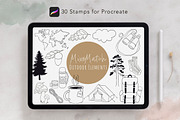 Mix & Match Outdoor Stamps, a Brush Add-On by Mari_Caliart (Thumbnail 1 of 10)