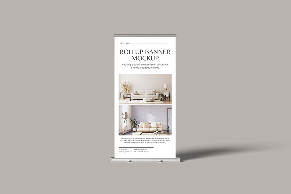 Rollup Banner Mockup, an Advertising Mockup by ZifaraDesign (Photo 8 of 11)