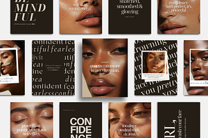 Skincare Quotes Instagram Templates
