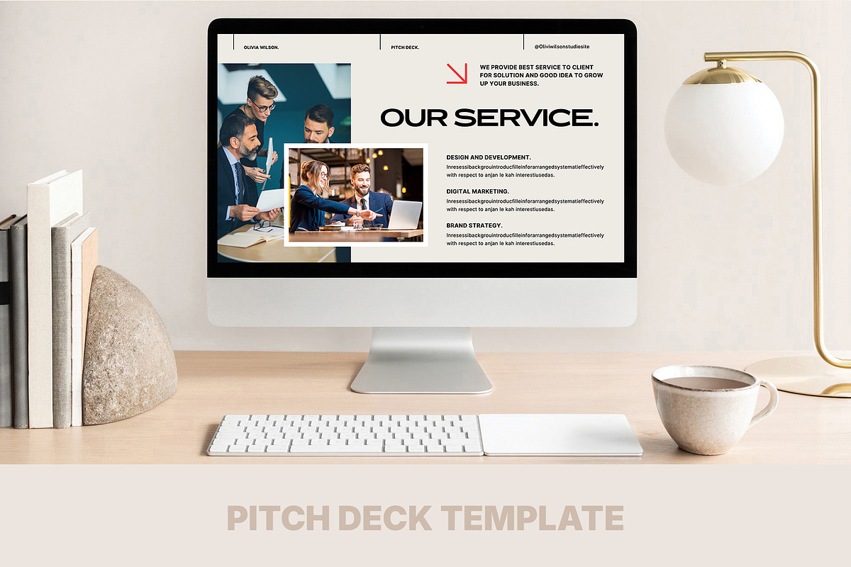 Pitch Deck Presentation, a Presentation Template by Occy Design (Photo 2 of 8)