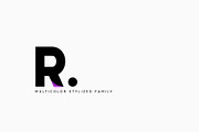 Miluero. Stylized Color OTF-SVF font, a Symbol Font by Luxfont (Thumbnail 1 of 10)
