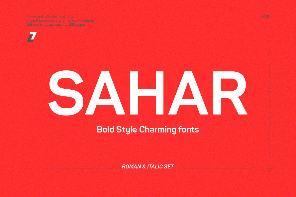 Sahar Bold, Roman & Italic