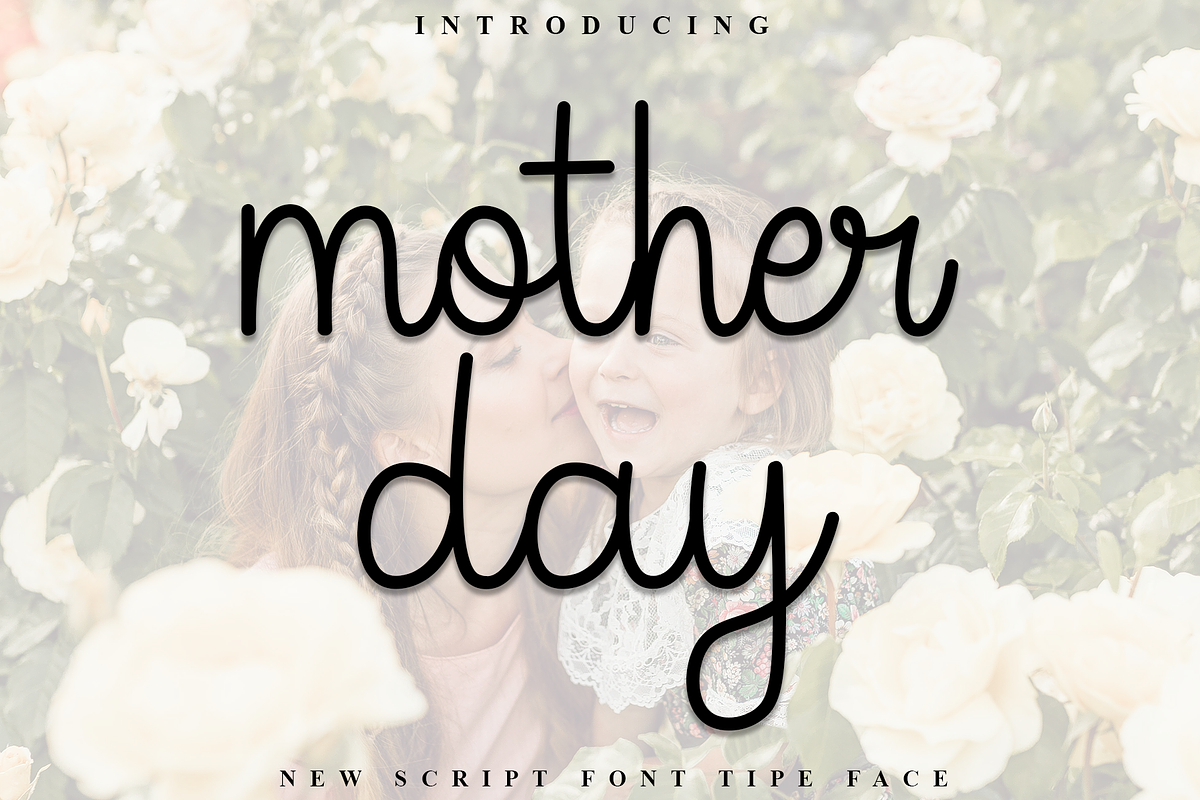 Mother Day, a Handwritten Font by InermediaSTUDIO (Photo 1 of 8)