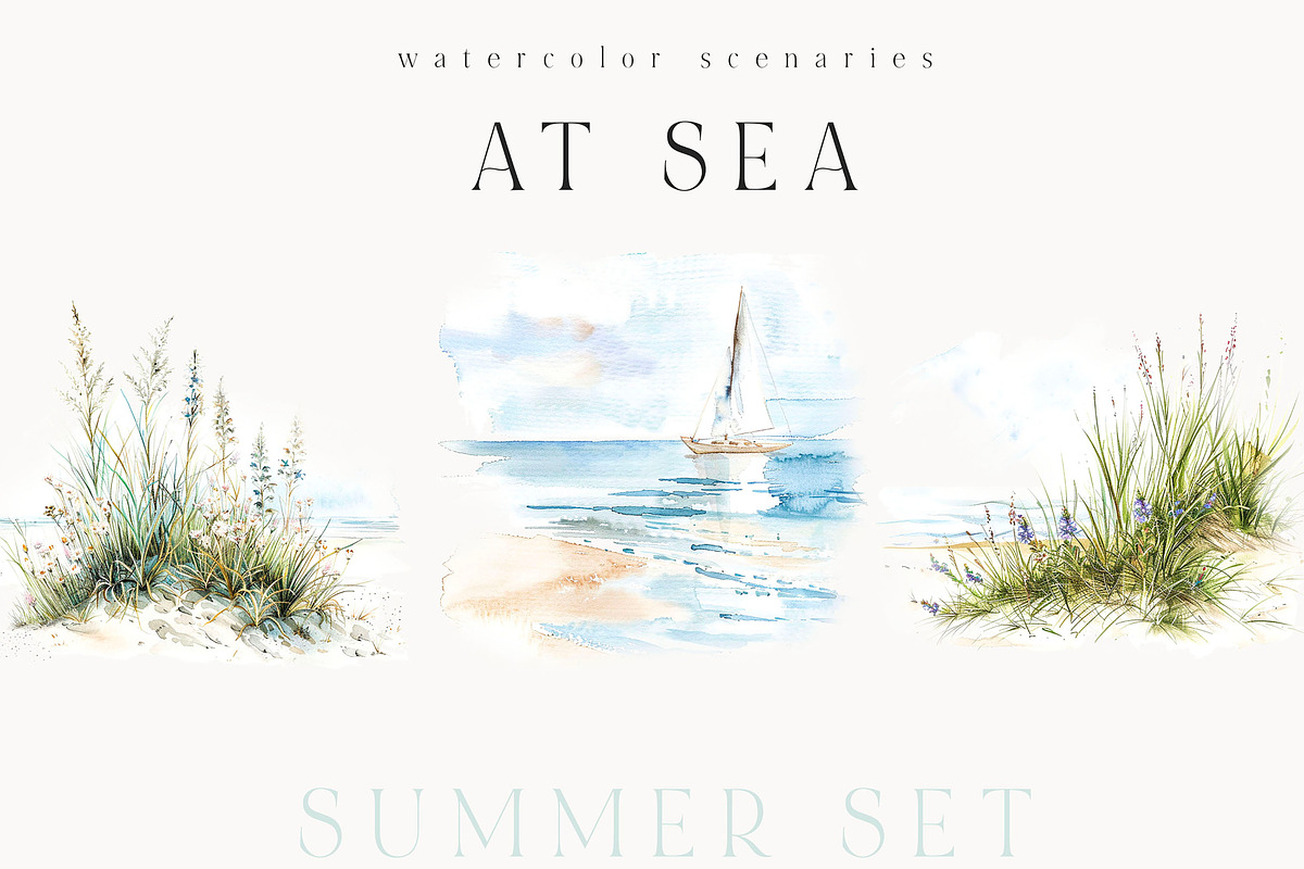 New! Summer Edition Bundle, a Seasonal Illustration by Isabelle Salem (Photo 32 of 118)