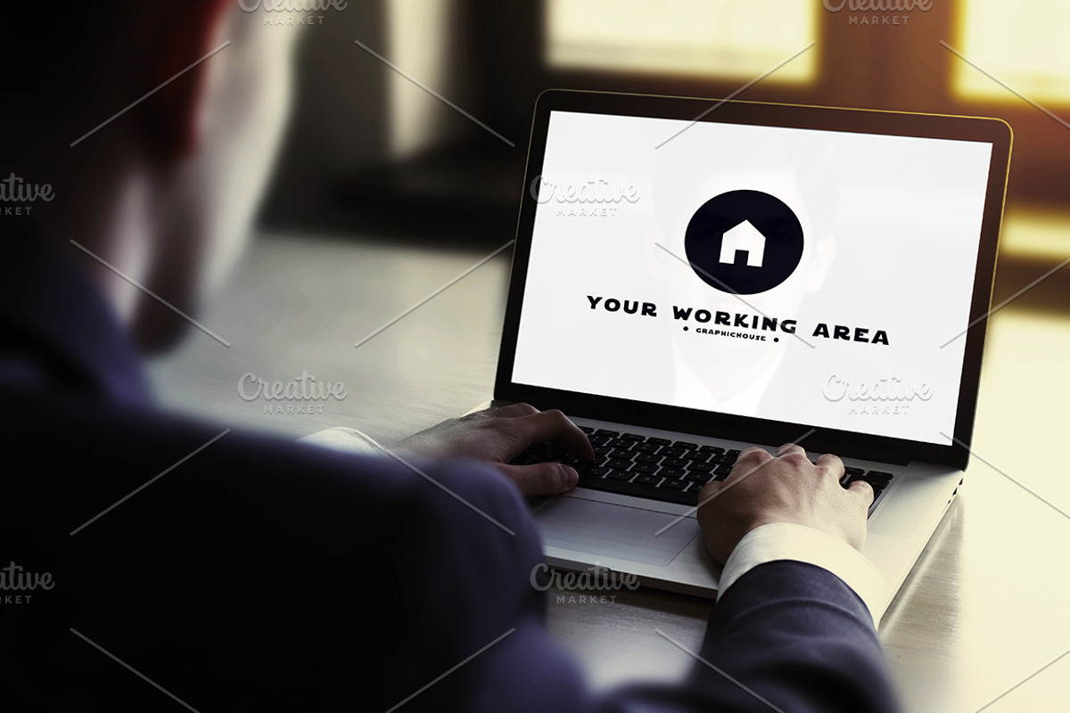 Working Man Mockup, a Household Mockup by graphichouse