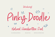 Pinky Doodle Natural Handwritten, a Script Font by Letterena Studios Script (Thumbnail 1 of 20)