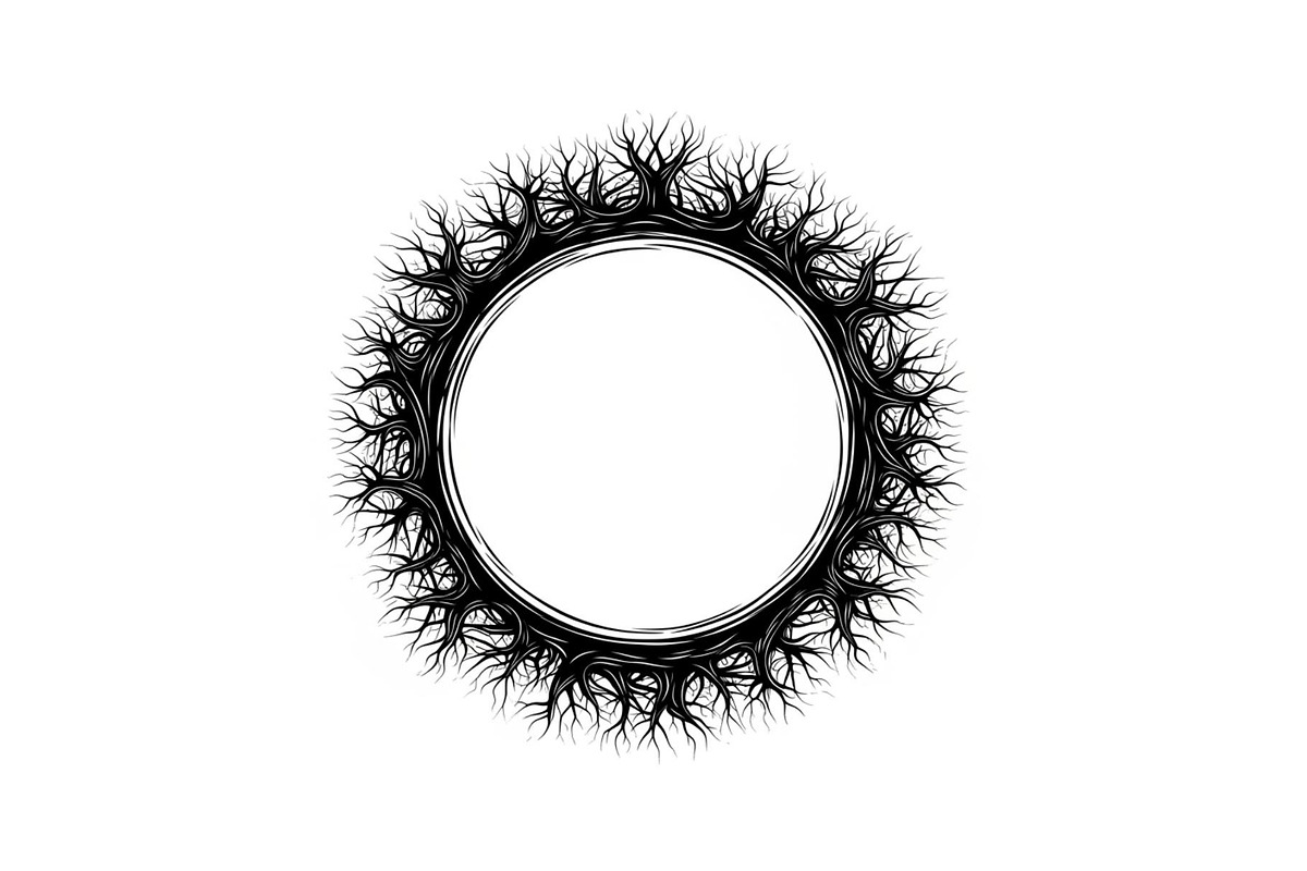 Hand Drawn Wreath Frame Bundle, an Illustration by yasushie (Photo 21 of 51)