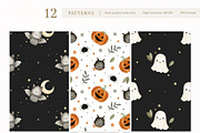 Watercolor Cute Halloween Set, a Decorative Illustration by Carol Lozove (Thumbnail 13 of 26)