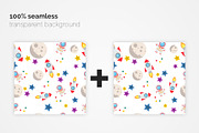 Space Seamless Patterns, a Pattern Graphic by 3Y_Design (Thumbnail 3 of 5)