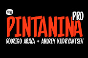 Pintanina Pro, a Font by Rodrigo Typo (Thumbnail 1 of 5)