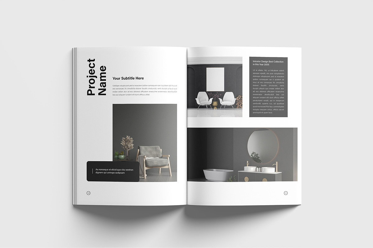 Interior Design Template, a Design Template by RusenoelType (Photo 6 of 9)