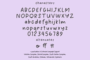 Palosanto Sans, a Handwritten Font by Beck McCormick (Thumbnail 10 of 10)