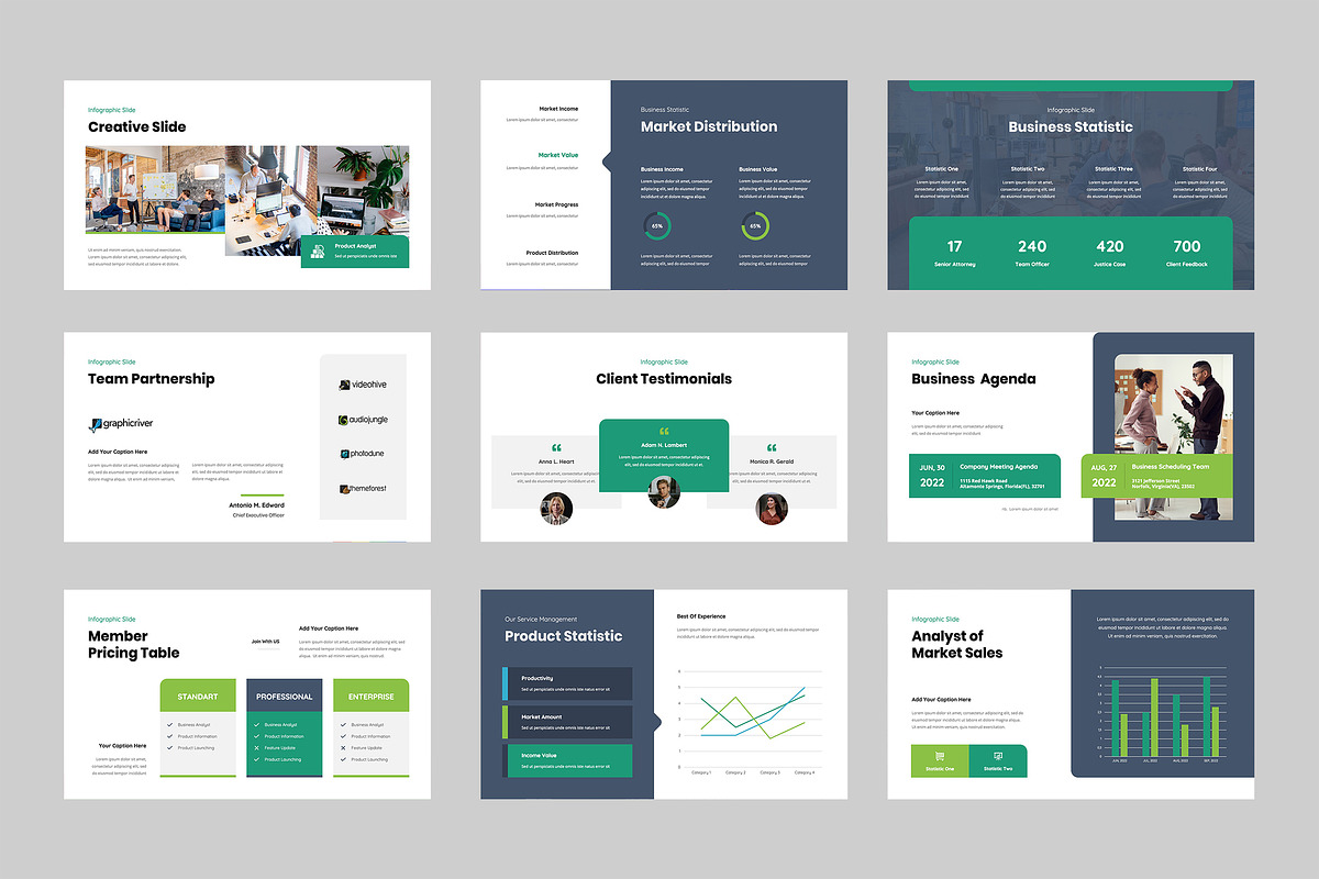 Mainerva - Powerpoint Template, a Presentation Template by TMint Creative